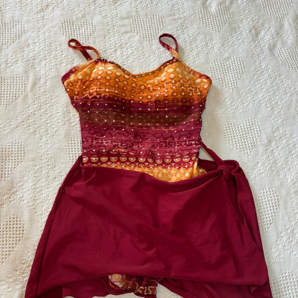Women’s one piece with built in wrap Christina Size 14